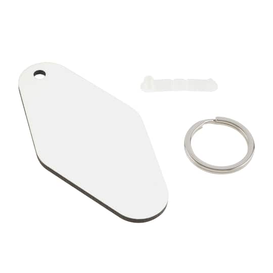 Diamond Sublimation Keychains by Make Market®, 4ct.